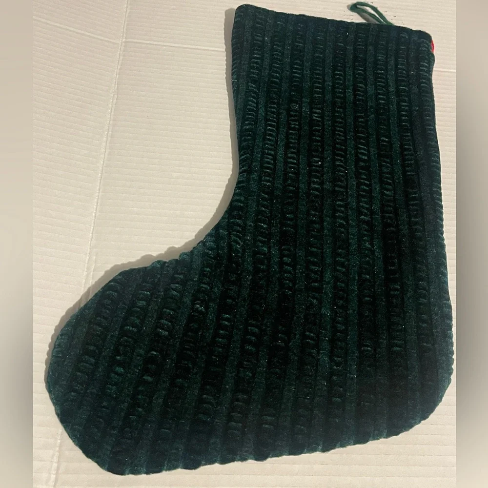 Festive Red‎ and Black Holiday Stocking